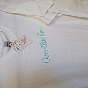 Overthinker 3D puff Embroidered  tshirt